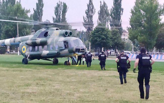 У Покровськ направили вертоліт спецпризначення Нацполіції