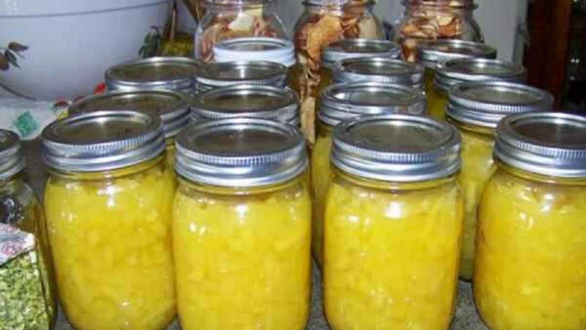 Никакой магии: рецепт консервированных ананасов из кабачков