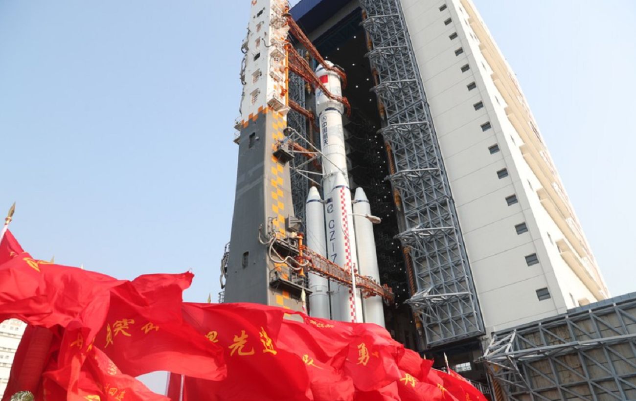 “Tianzhou-6 Spacecraft Installed for Launch at Chinese Cosmodrome”