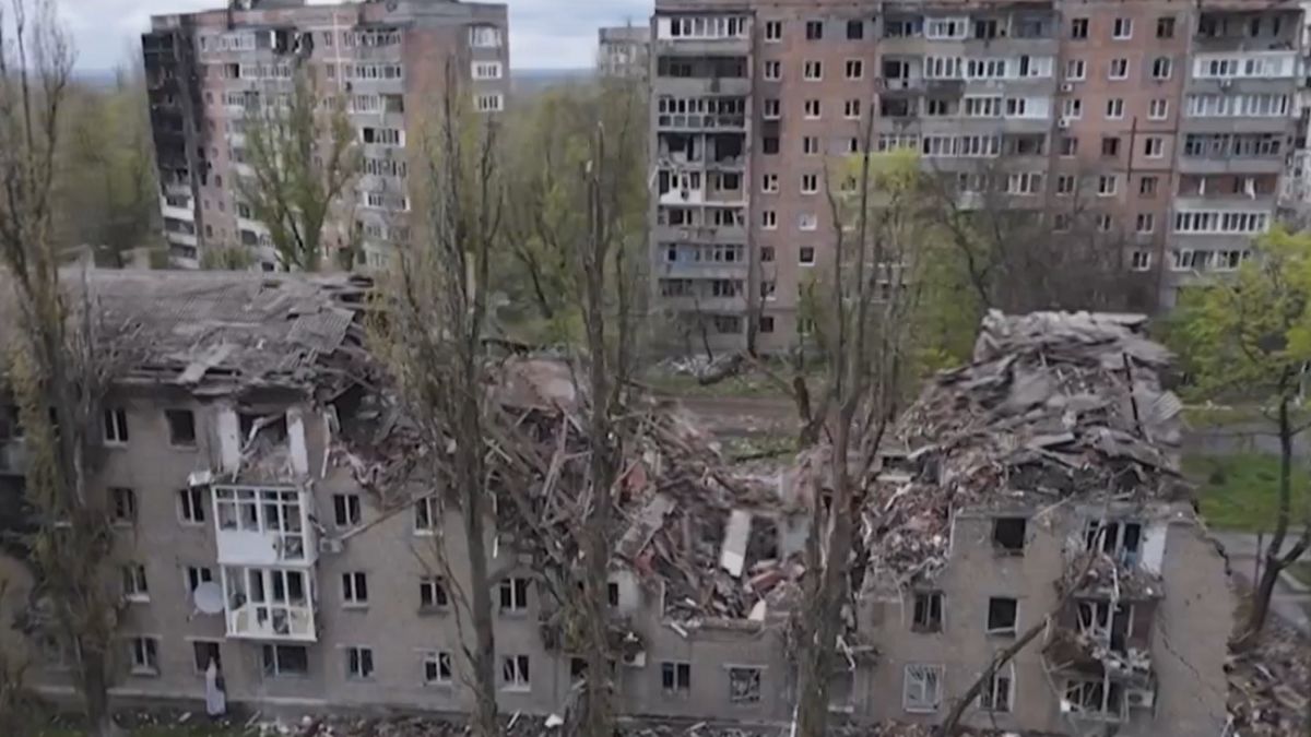 Бои з Авдеевку - видео разрушений в городе показало Минобороны Британии |  РБК Украина