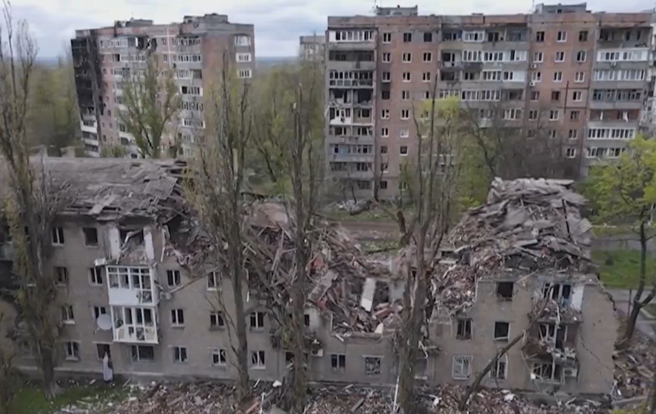 Бои з Авдеевку - видео разрушений в городе показало Минобороны Британии |  РБК Украина