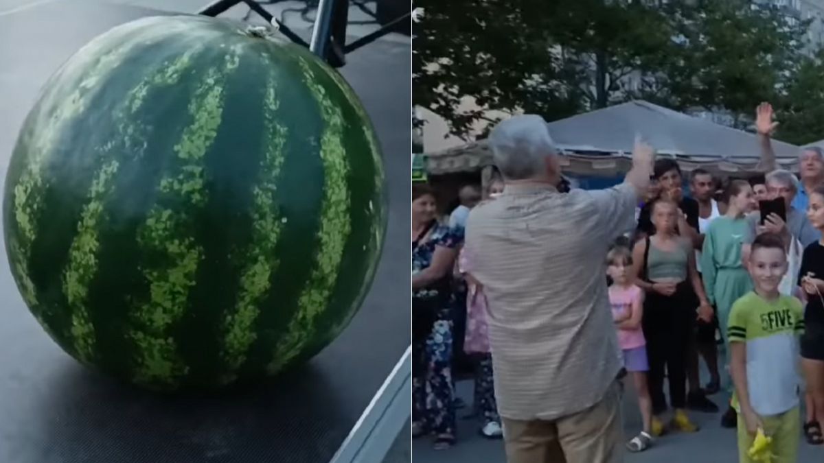 Порно видео ебет арбуз