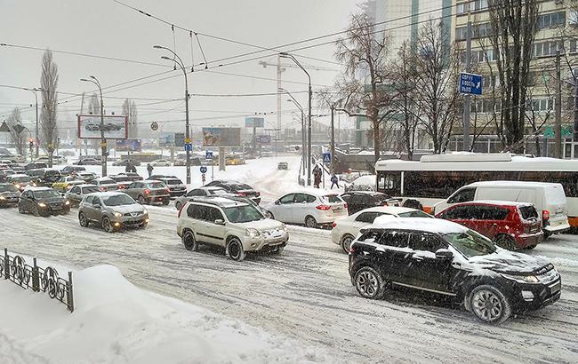 Затори у Києві досягли 7 балів