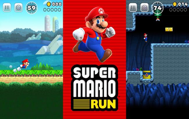 Творці гри Super Mario Run заробили 5 млн доларів в перший день її виходу