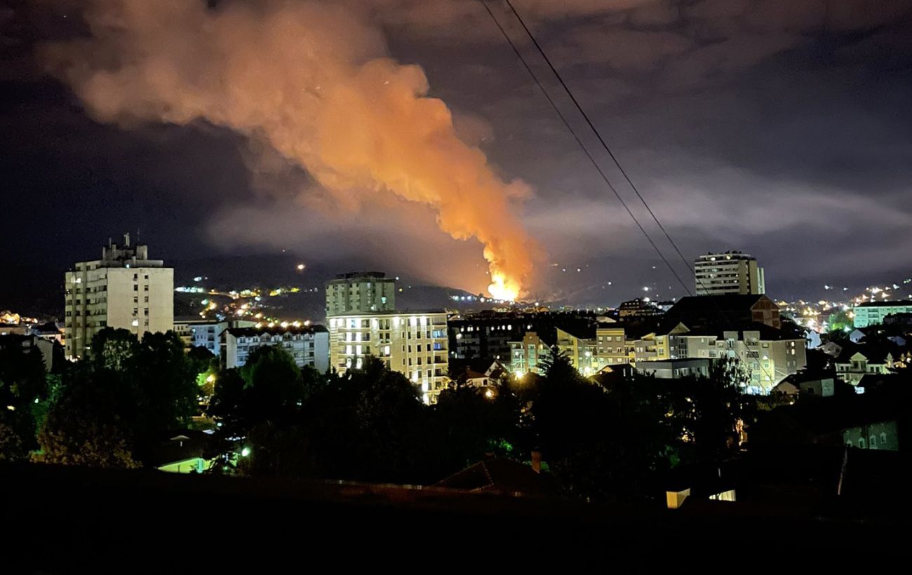 Explosions in Serbia at an arms factory occurred at night