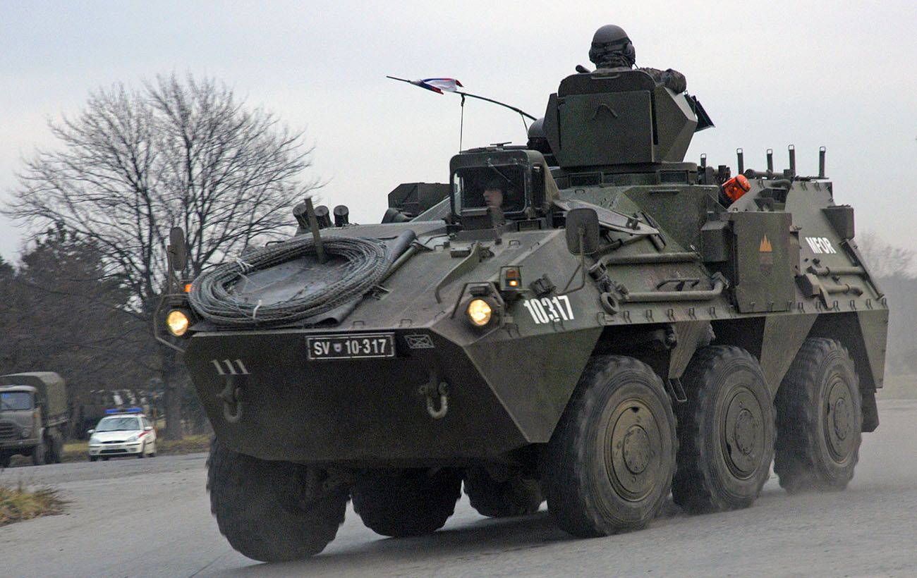 Slovenia Completes Transfer of Armored Personnel Carriers to Ukraine